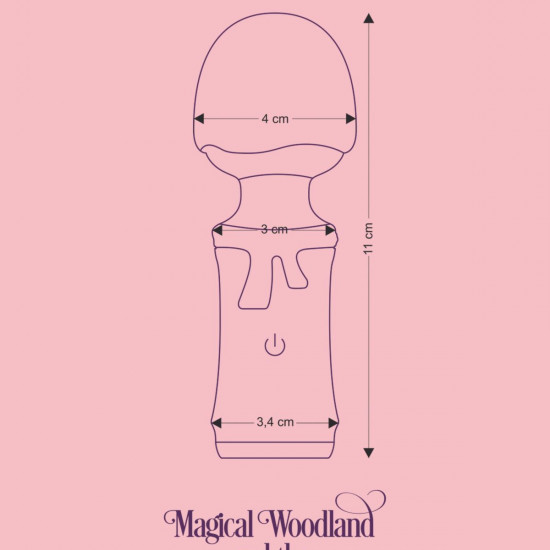 Мини-вибромассажер FairyGasm SecretFuntasy blue