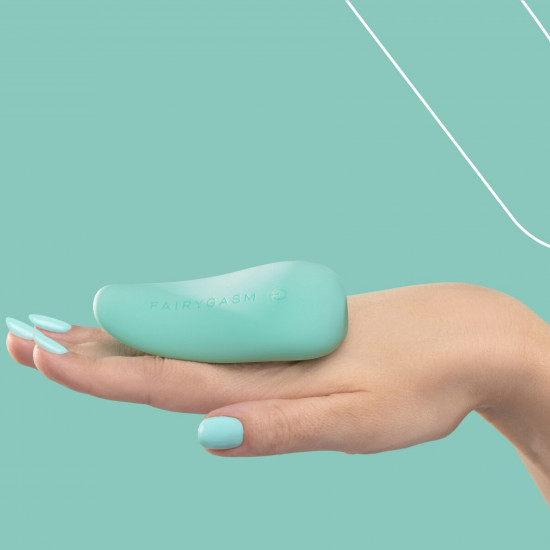 Вибратор-язычок FairyGasm ThrillLeaf green