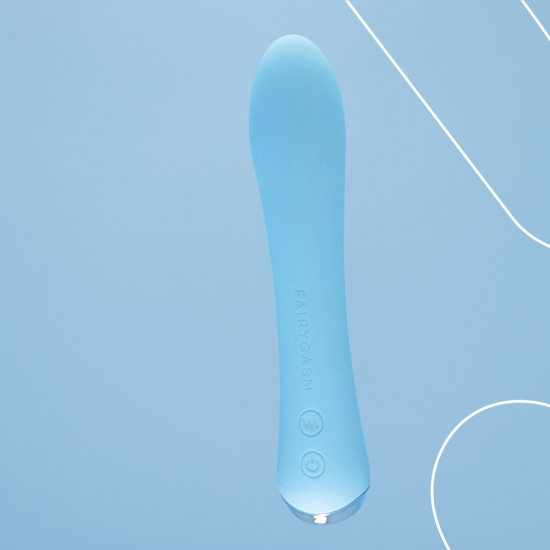 Вибратор с подогревом FairyGasm WowGenie blue, подогрев до 42 °C