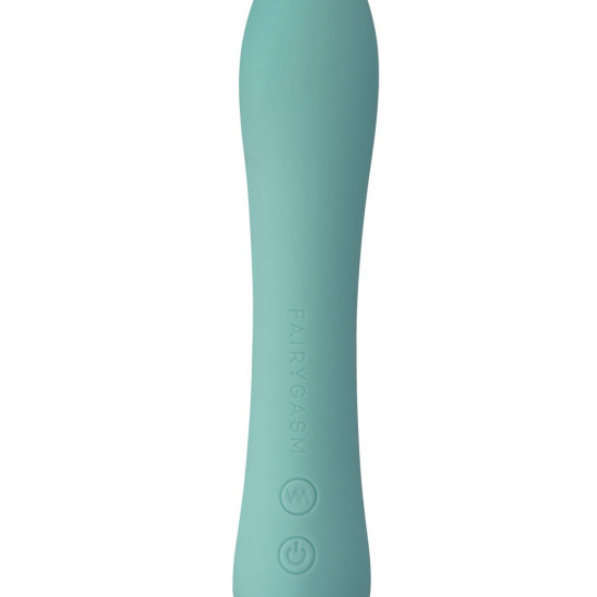 Вибратор с подогревом FairyGasm WowGenie green, подогрев до 42 °C