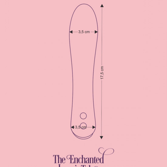 Вибратор с подогревом FairyGasm WowGenie violet, подогрев до 42 °C