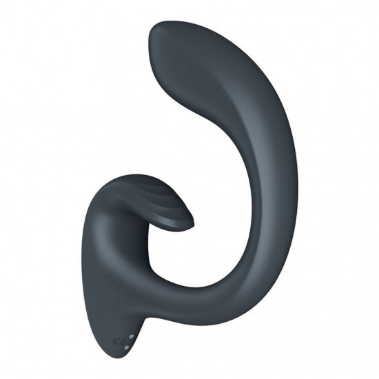 Вагинально-клиторальный вибратор Satisfyer G for Goddess 1 Dark Grey, 2 мотора