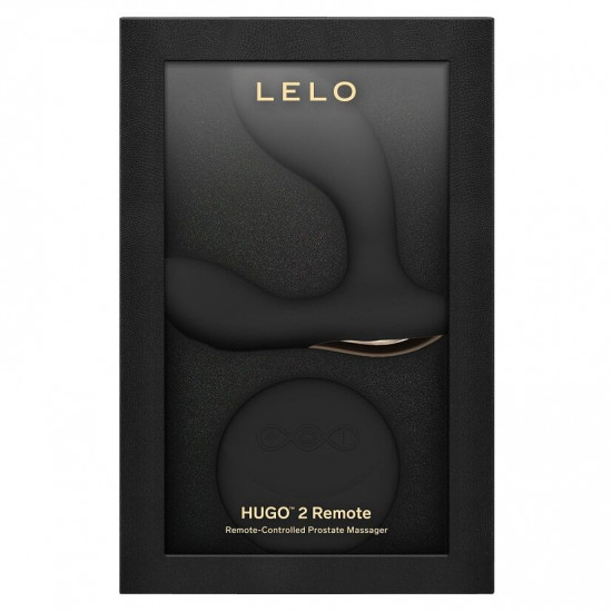 Массажер простаты LELO Hugo 2 Remote Black, 2 мотора, очень мощный, пульт ДУ