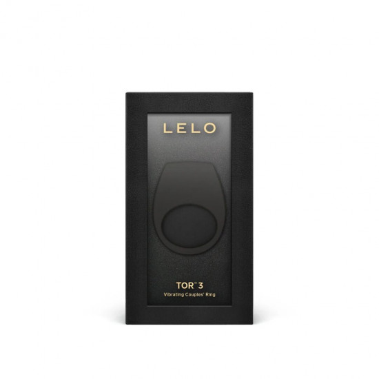 Эрекционное кольцо с вибрацией LELO Tor 3 Black, управление со смартфона