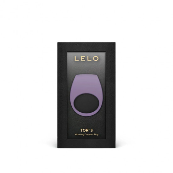 Эрекционное кольцо с вибрацией LELO Tor 3 Violet Dusk, управление со смартфона