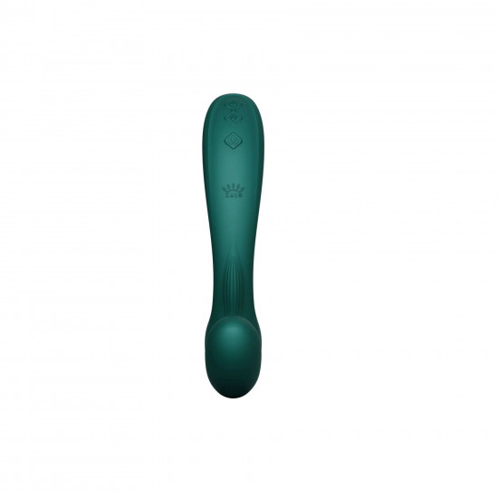 Вибратор-пульсатор с вакуумной насадкой Zalo – Talis G-Spot PulseWave Vibrator Turquoise Green