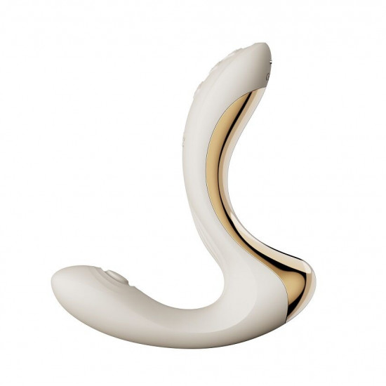 Вибратор-пульсатор с вакуумной насадкой Zalo – Talis G-Spot PulseWave Vibrator Ivory White