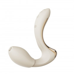 Вібратор-пульсатор з вакуумною насадкою Zalo – Talis G-Spot PulseWave Vibrator Ivory White