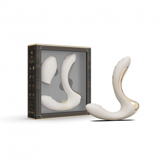Вибратор-пульсатор с вакуумной насадкой Zalo – Talis G-Spot PulseWave Vibrator Ivory White