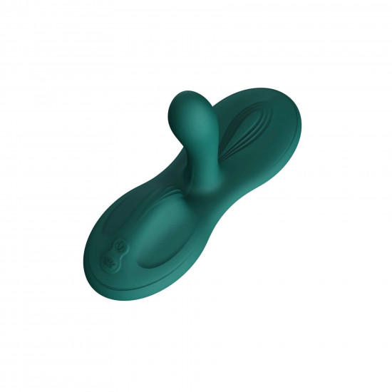 Sit-on-top смарт-вибратор Zalo – Flora Smart Vibrating Pad Turquoise Green, 9 моторов