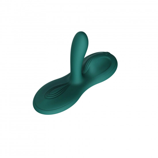 Sit-on-top смарт-вибратор Zalo – Flora Smart Vibrating Pad Turquoise Green, 9 моторов