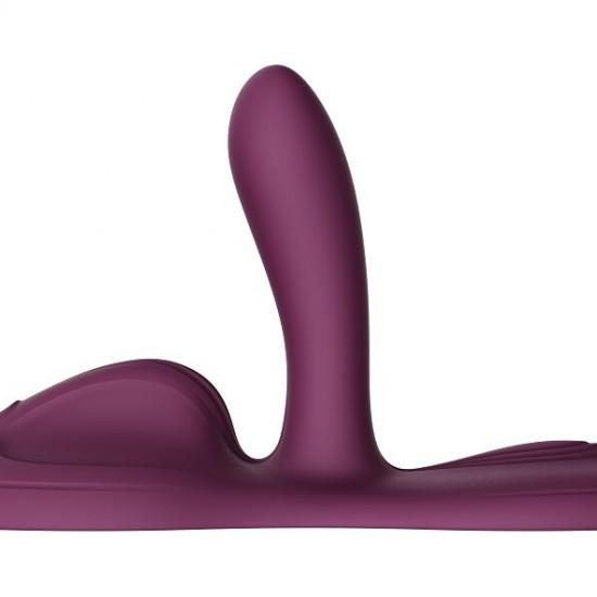 Sit-on-top смарт-вибратор Zalo – Flora Smart Vibrating Pad Velvet Purple, 9 моторов