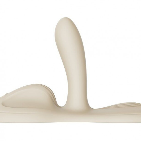 Sit-on-top смарт-вибратор Zalo – Flora Smart Vibrating Pad Ivory White, 9 моторов