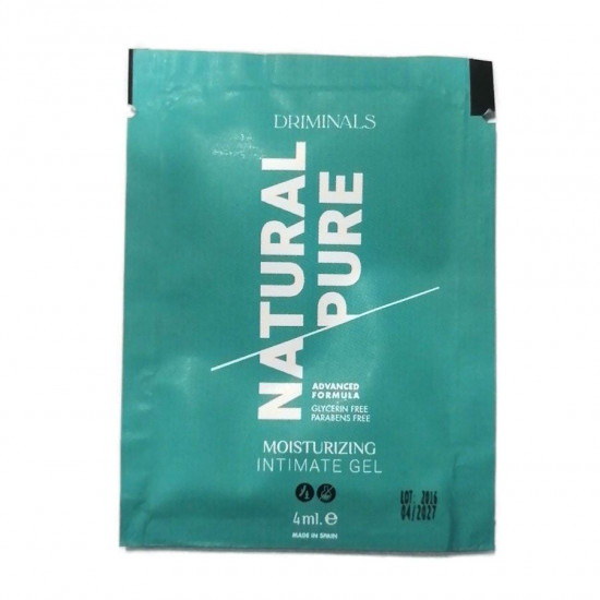 Пробник гель-лубриканта для чувствительной кожи Driminals Natural Pure (4 мл)