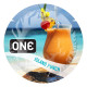 Ароматизированный презерватив ONE FlavorWaves Island Punch, 1 шт, запах тропического коктейля