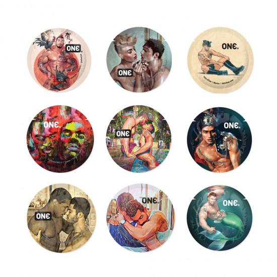 Презерватив ONE Classic Select MSM Collection, 1 шт, гладкий, со смазкой, дизайнерская упаковка