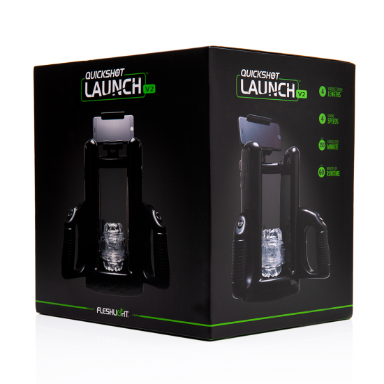Автоматическая секс-машина для мужчин Fleshlight Quickshot Launch V2, обновленная модель