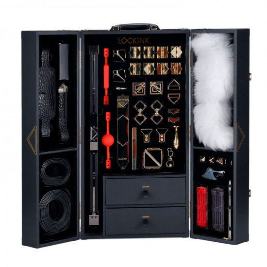 БДСМ-набор LOCKINK All-in-1 BDSM Play Kit - Crocodile Leather