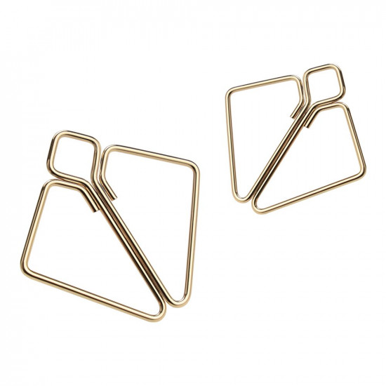 Зажимы для сосков с тяжелой подвеской LOCKINK Nipple Clamps with Heavy Pendant - Golden