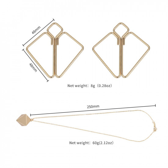 Зажимы для сосков с тяжелой подвеской LOCKINK Nipple Clamps with Heavy Pendant - Golden