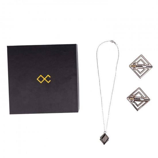 Зажимы для сосков с легкой подвеской LOCKINK Adjustable Nipple Clamps with Light Pendant - Grey