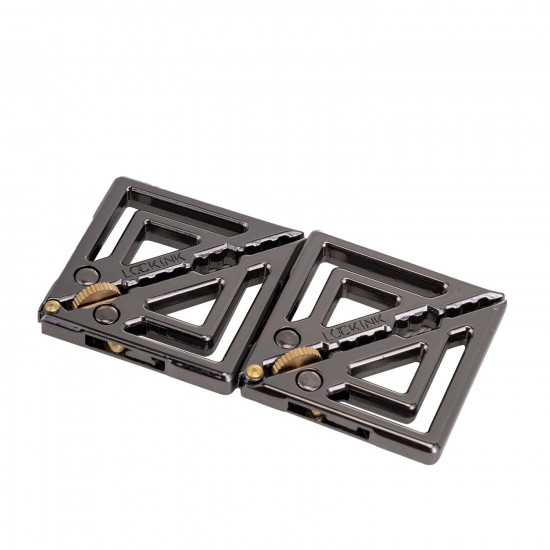 Зажимы для сосков с легкой подвеской LOCKINK Adjustable Nipple Clamps with Light Pendant - Grey