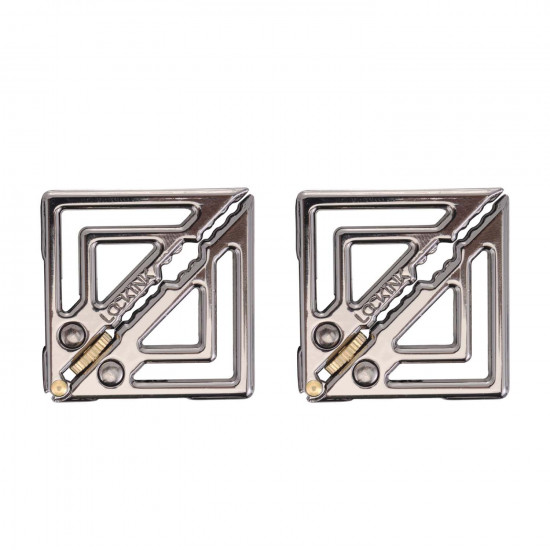 Зажимы для сосков с легкой подвеской LOCKINK Adjustable Nipple Clamps with Light Pendant - Grey