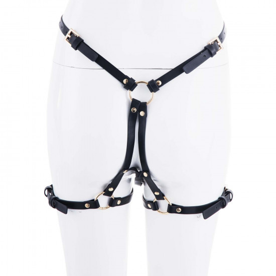 Страпон LOCKINK SEVANDA Queen Sheba Strapon Pink Dildo, регулируемые крепления, силиконовый дилдо