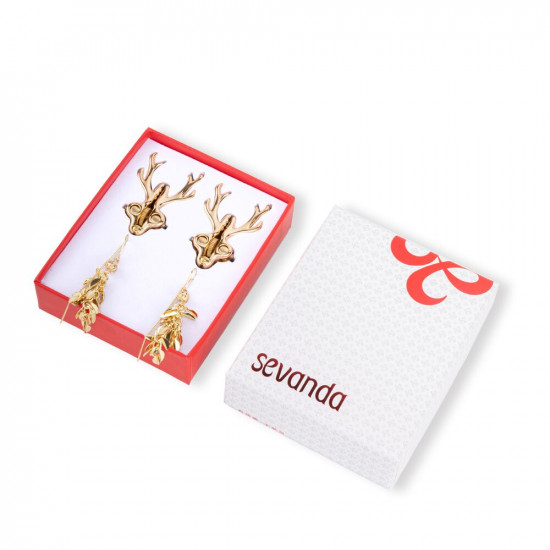 Зажимы для сосков LOCKINK SEVANDA Stag Adjustable Nipple Clamps Set