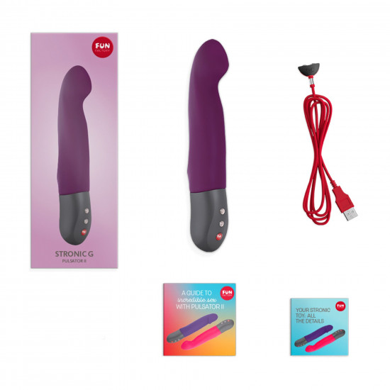 Пульсатор для точки G Fun Factory STRONIC G FORTE sage green, 8 режимів, суперпотужний