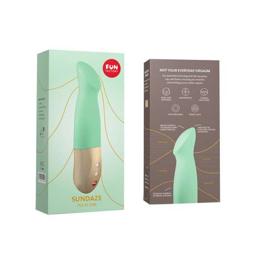 Вибратор-пульсатор Fun Factory SUNDAZE pistachio