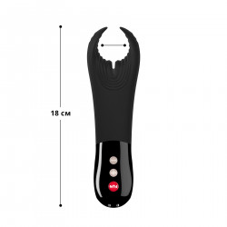 Вібратор для пеніса Fun Factory MANTA black, підходить для парних ігор