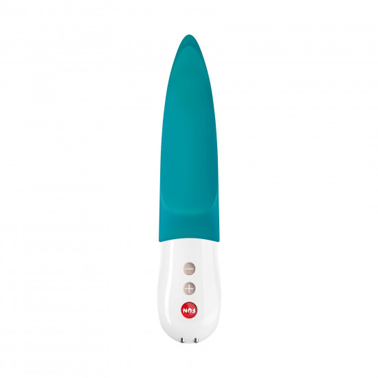 Вибратор для клитора Fun Factory VOLTA petrol, гибкий двойной кончик