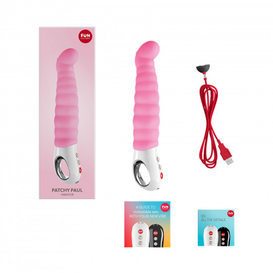 Вибратор точки G Fun Factory PATCHY PAUL candy rose, гибкий, 12 режимов
