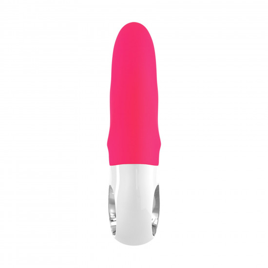 Вібратор-кролик Fun Factory MISS BI pink/white, 2 незалежні мотори, діаметр 4,2 см