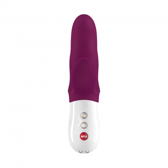 Вибратор-кролик Fun Factory MISS BI grape/white, 2 независимых мотора, диаметр 4,2 см