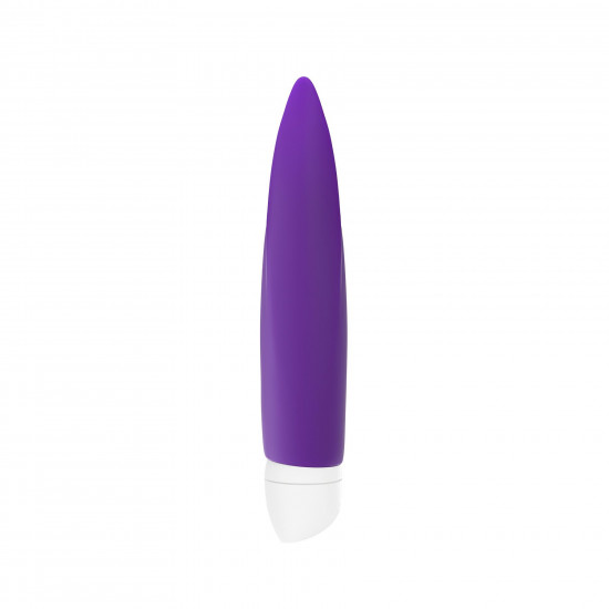 Вибратор с лепестками Fun Factory VOLITA, фиолетовый, компактный, очень тихий, на батарейках