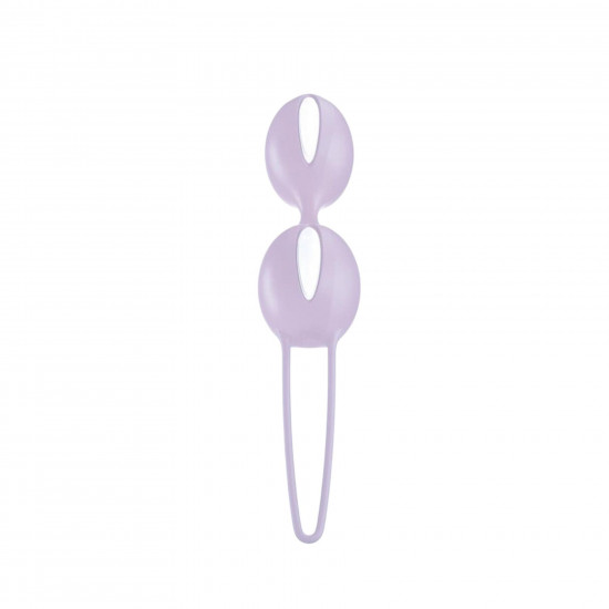 Вагинальные шарики Fun Factory SMARTBALLS DUO, сиренево-белые, 2 шт, диаметр 3,2 и 3,6 см