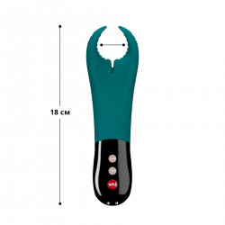 Вібратор для пеніса Fun Factory MANTA deep sea blue/black, підходить для парних ігор