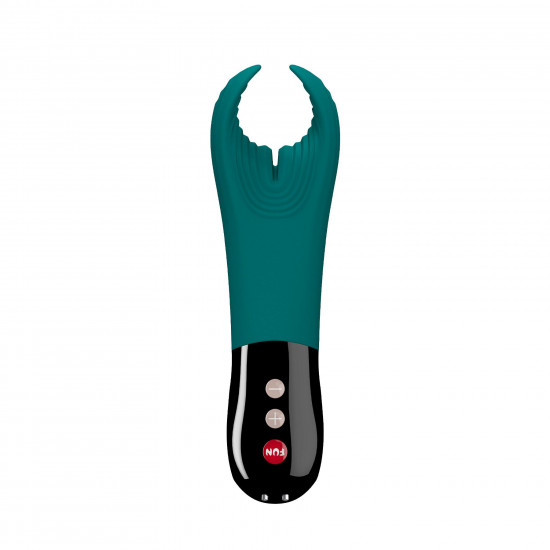 Вибратор для пениса Fun Factory MANTA deep sea blue/black, подходит для парных игр