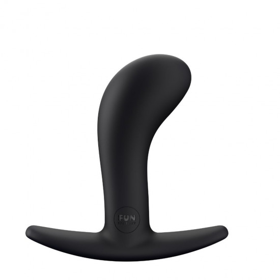 Анальная пробка Fun Factory BOOTIE S, черная, диаметр 2,8 см, тонкий ограничитель