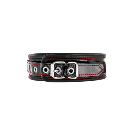 Ошейник из натуральной кожи Fetish Tentation Premium Patent leathe chocker