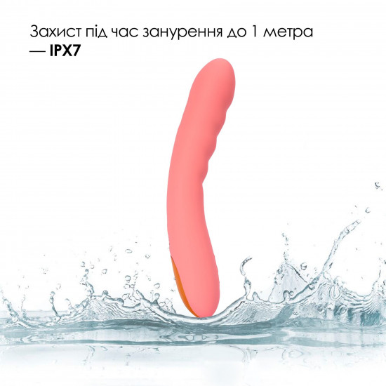 Смарт-вибратор с пульсацией Svakom Ava Neo Peach Pink, 15 режимов работы, водонепроницаемый