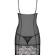 (SALE) Сорочка Obsessive Alluria chemise & thong L/XL