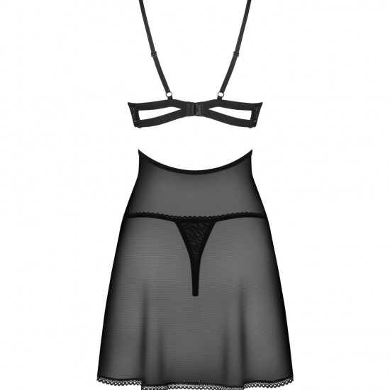 Бэби-долл Obsessive Nutris babydoll & thong M/L