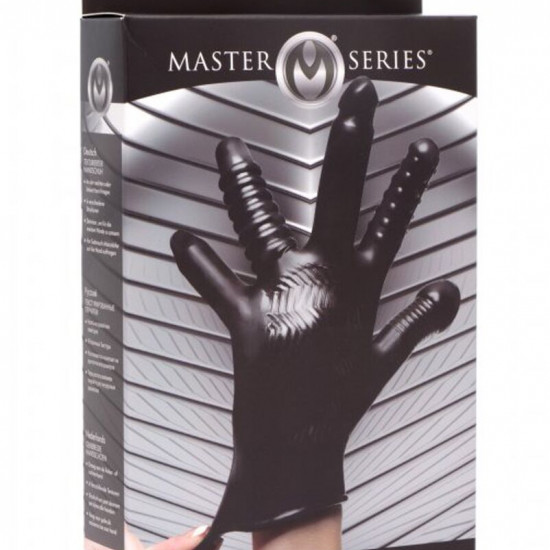 Перчатка с разными текстурами Master Series Pleasure Poker Textured Glove