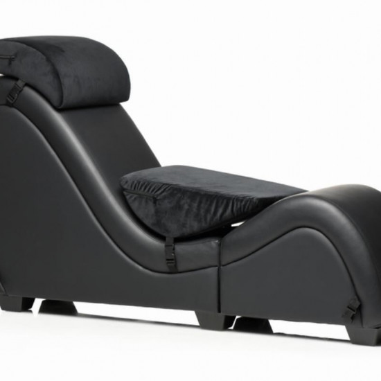 Секс-кресло с подушками Master Series Kinky Sex Lounge with Cushions - Black