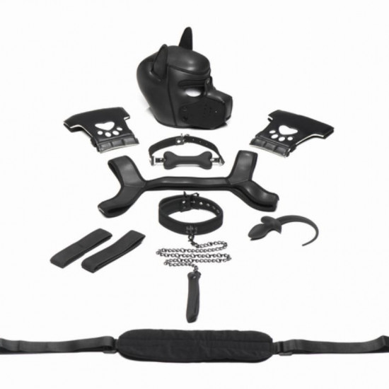 Набор BDSM щенка Master Series Luxury Pup Arsenal Set - Black