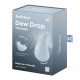 Вибратор для наружной стимуляции Satisfyer Dew Drop Blue, 2 мотора, 12 режимов, мягкий корпус