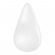 Вибратор для наружной стимуляции Satisfyer Dew Drop White, 2 мотора, 12 режимов, мягкий корпус
